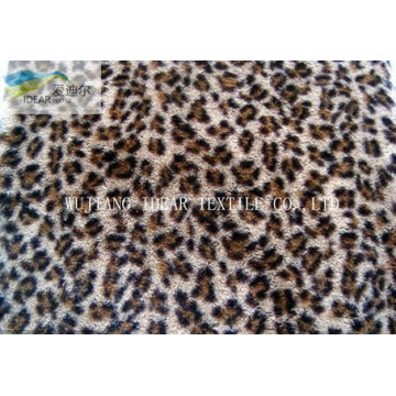 Leopard gedruckt Cashmere Fleece Stoff für Sofa und Spielzeug